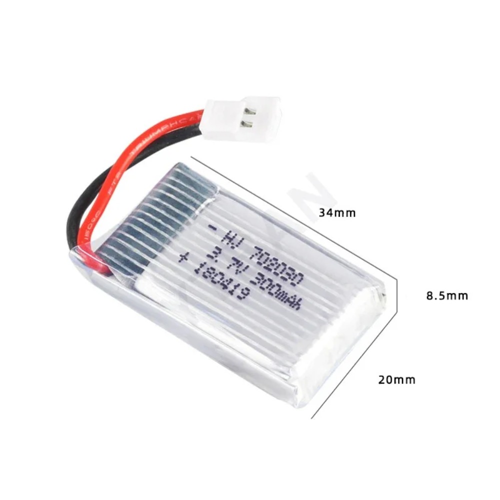 Batteria Lipo 3.7V 300mAH per  - Eachine Drone E010 recensione e prezzo