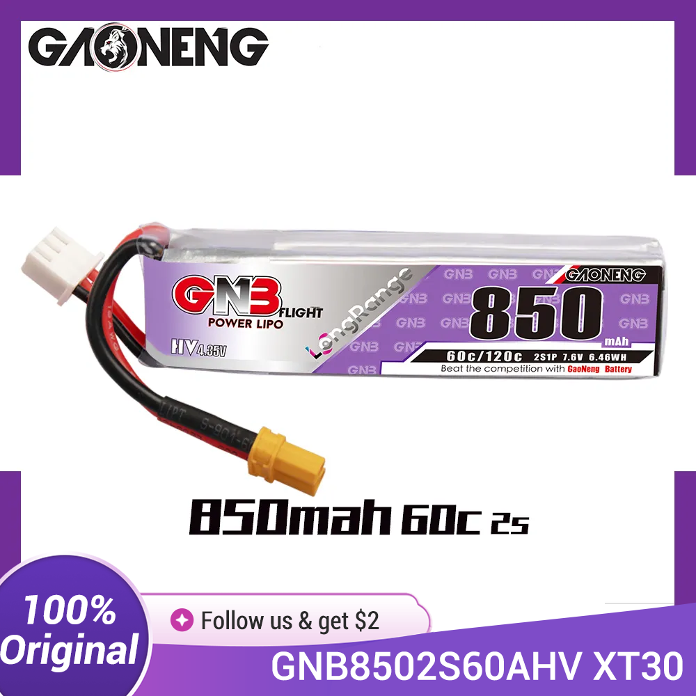 GAONENG GNB LiPo Batteria 850m - Drone Kit Long Range recensione e prezzo