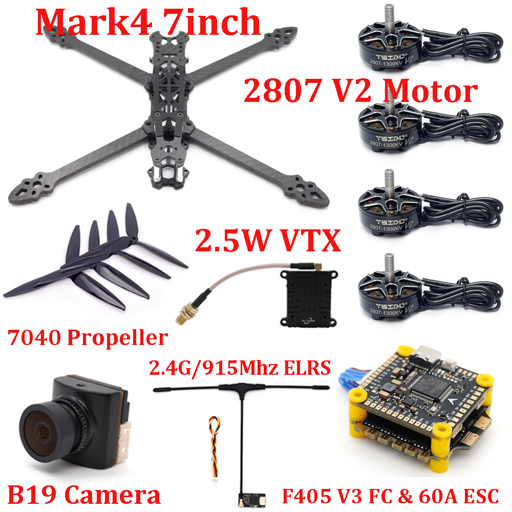 Kit Telaio Mark4 7 Pollici F40 - Drone Kit Build Yourself recensione e prezzo